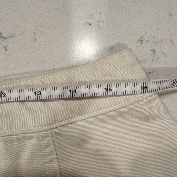 Michael Kors Cream Button Front Crop Top & Mini Skirt Set – Size L - Picture 9 of 16